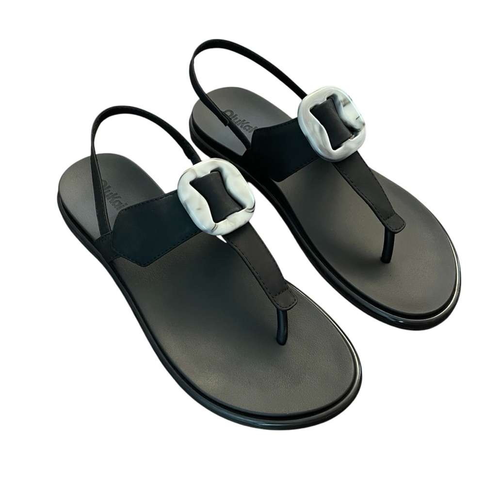 Olukai La‘i Slingback T–Bar Sandal Lava Rock Women’s W 9